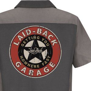 Red Kap Mechanic Garage Work Shirt